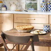 MacKenzie-Childs Dinnerware Mocha Check Pie Plate