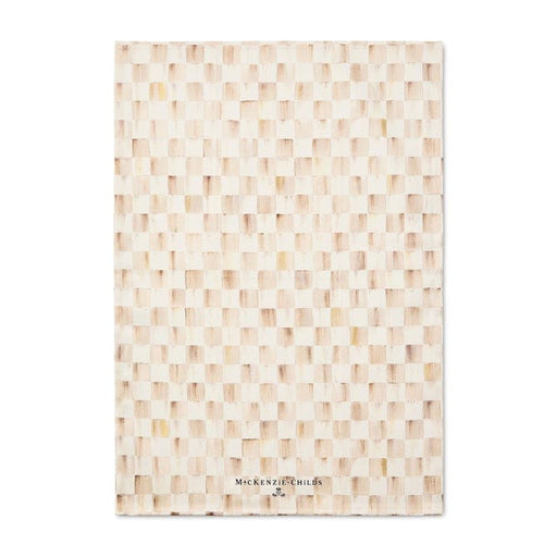 MacKenzie-Childs Dish Towel Mocha Check Dish Towel