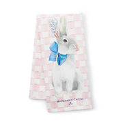 MacKenzie-Childs Dish Towel Tattoo Bunny Dish Towel