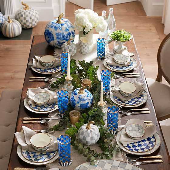 MacKenzie-Childs Drinkware Carnival Royal Highball Glass - Set of 2 - Final Sale