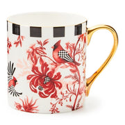 MacKenzie-Childs Drinkware Mackenzie-Childs Cardinal Toile Mug
