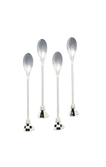 MacKenzie-Childs Espresso Spoon Courtly Espresso Spoons, Set of 4