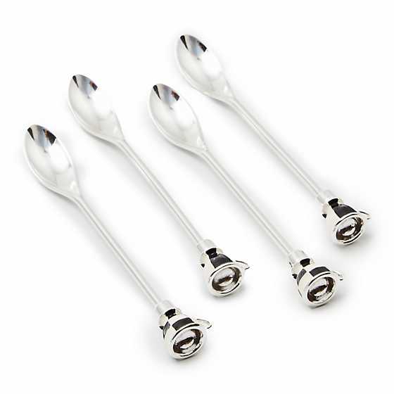 MacKenzie-Childs Espresso Spoon Courtly Espresso Spoons, Set of 4