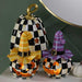 MacKenzie-Childs Fall Decor Courtly Check Illuminated Tall Star Pumpkin