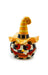 MacKenzie-Childs Fall Decor Illuminated Happy Jack Pumpkin with Yellow Hat