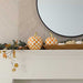 MacKenzie-Childs Fall Decor Orange Check Small Pumpkin