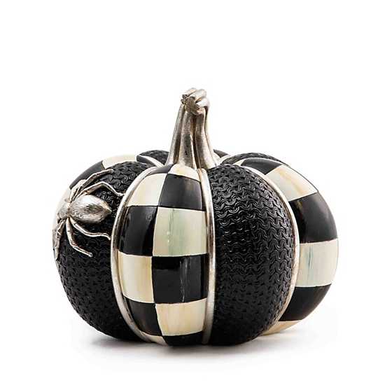 MacKenzie-Childs Fall Decor Spellbound Spider Pumpkin