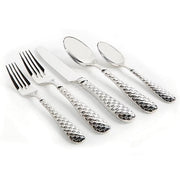 MacKenzie-Childs Flatware Check Flatware - 5 piece Place Setting