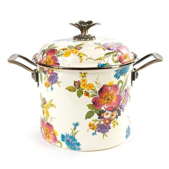 MacKenzie-Childs Flower Market 7 Qt. Stockpot