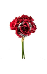 MacKenzie-Childs Flower Stems Christmas Rose Bouquet