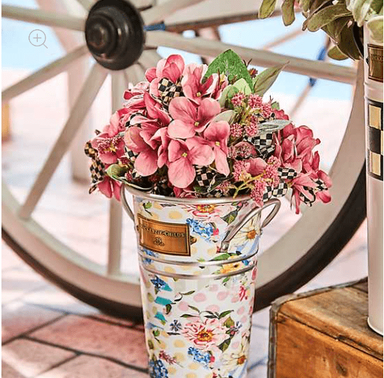 MacKenzie-Childs Flower Stems Hydrangea Bouquet - Mauve