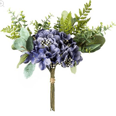 MacKenzie-Childs Flower Stems Hydrangea Bouquet - Purple