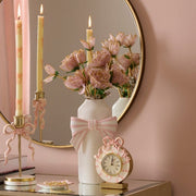 MacKenzie-Childs Flower Stems Pink Rose Beaded Flower Stems, Set of 4
