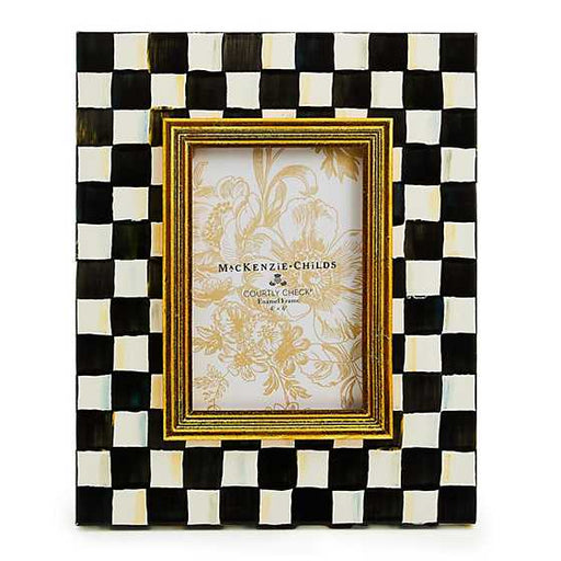 MacKenzie-Childs Frame Courtly Check Enamel Frame 4x6