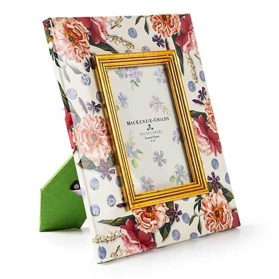 MacKenzie-Childs Frame Wildflowers Blue 4" x 6" Frame