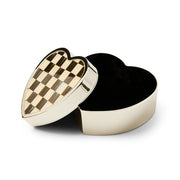 MacKenzie-Childs Gift Boxes & Sets Courtly Check Heart Trinket Box