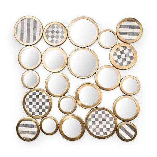 MacKenzie-Childs Golden Rings Wall Mirror