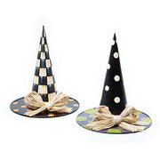 MacKenzie-Childs Halloween Good Witch Hats - Set of 2