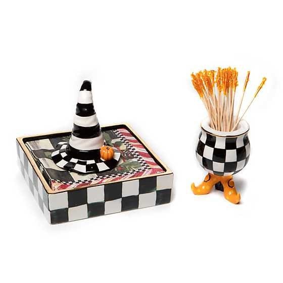 MacKenzie-Childs Halloween Good Witch Hostess Set