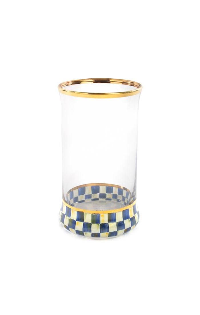 MacKenzie-Childs Highball Glasses Royal Check Highball Glass