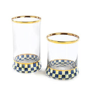 MacKenzie-Childs Highball Glasses Royal Check Highball Glass