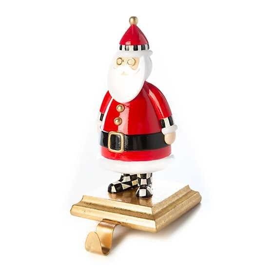 MacKenzie-Childs Hooks Checkmate Mr. Claus Stocking Hook