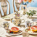 MacKenzie-Childs Kettle Wildflowers Enamel High Tea-Yellow