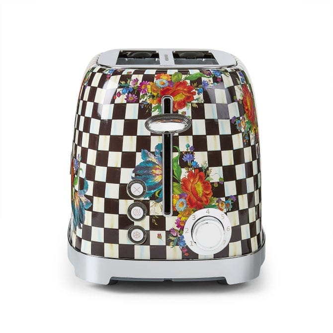 MacKenzie-Childs Kitchen Accessories Courtly Flower Market 2-Slice Toaster