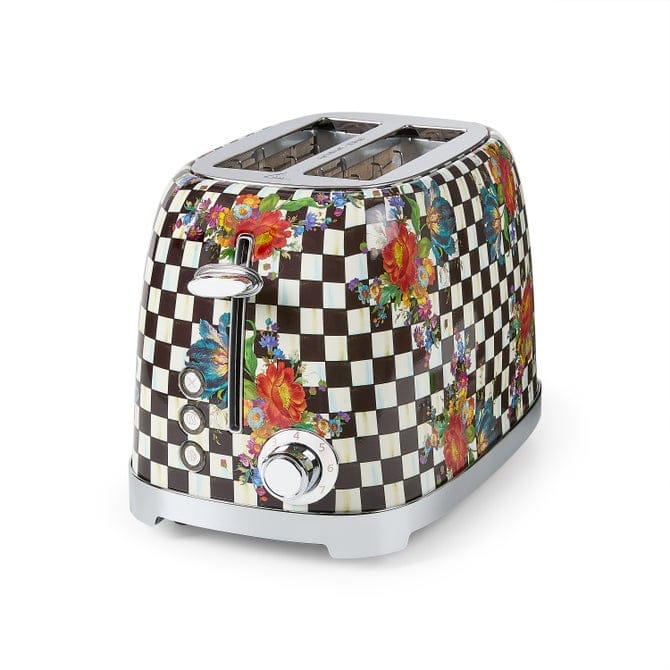 MacKenzie-Childs Kitchen Accessories Courtly Flower Market 2-Slice Toaster