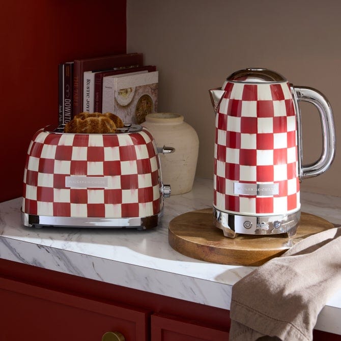 MacKenzie-Childs Kitchen Accessories MacKenzie-Childs Cherry Check 2-Slice Toaster