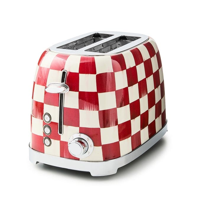 MacKenzie-Childs Kitchen Accessories MacKenzie-Childs Cherry Check 2-Slice Toaster