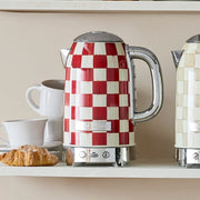 MacKenzie-Childs Kitchen Accessories Mackenzie-Childs Cherry Check Electric Kettle