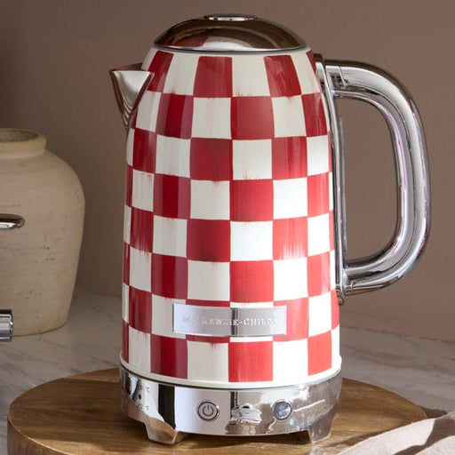 MacKenzie-Childs Kitchen Accessories Mackenzie-Childs Cherry Check Electric Kettle
