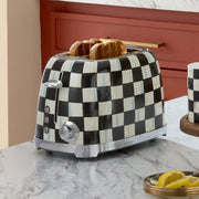 MacKenzie-Childs Kitchen Accessories Mackenzie-Childs Courtly Check 2-Slice Toaster
