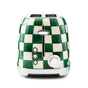 MacKenzie-Childs Kitchen Accessories Mackenzie-Childs Emerald Check 2-Slice Toaster