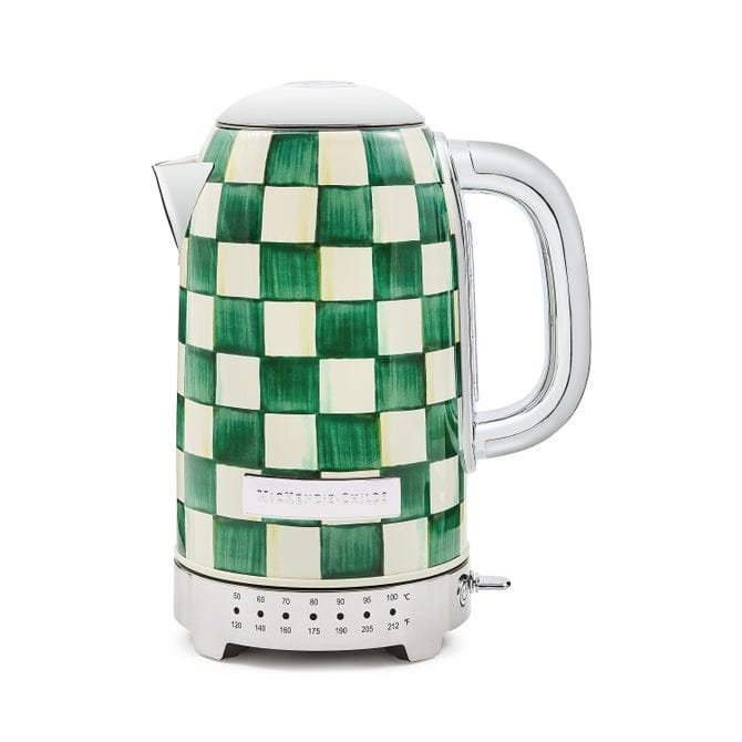 MacKenzie-Childs Kitchen Accessories Mackenzie-Childs Emerald Check Electric Kettle