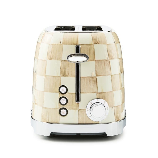 MacKenzie-Childs Kitchen Accessories Mackenzie-Childs Mocha Check 2-Slice Toaster
