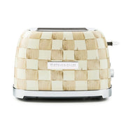 MacKenzie-Childs Kitchen Accessories Mackenzie-Childs Mocha Check 2-Slice Toaster