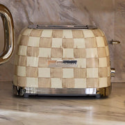 MacKenzie-Childs Kitchen Accessories Mackenzie-Childs Mocha Check 2-Slice Toaster