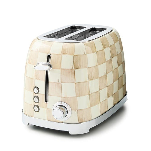 MacKenzie-Childs Kitchen Accessories Mackenzie-Childs Mocha Check 2-Slice Toaster
