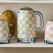 MacKenzie-Childs Kitchen Accessories Mackenzie-Childs Mocha Check Electric Kettle