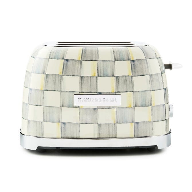 MacKenzie-Childs Kitchen Accessories Mackenzie-Childs Sterling Check 2-Slice Toaster