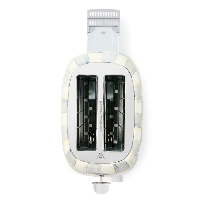 MacKenzie-Childs Kitchen Accessories Mackenzie-Childs Sterling Check 2-Slice Toaster