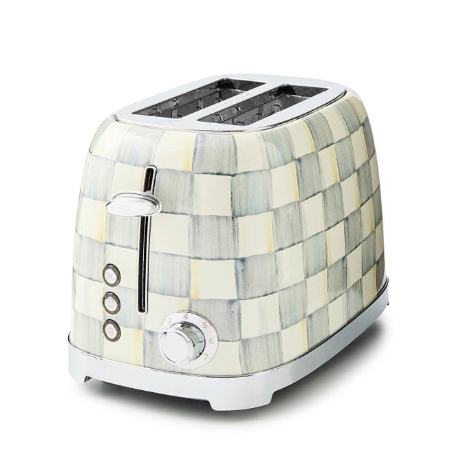 MacKenzie-Childs Kitchen Accessories Mackenzie-Childs Sterling Check 2-Slice Toaster