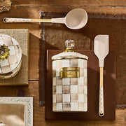 MacKenzie-Childs Kitchen Accessories Mocha Check Spatula