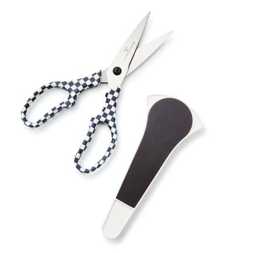 MacKenzie-Childs Kitchen Black & White Check Kitchen Shears
