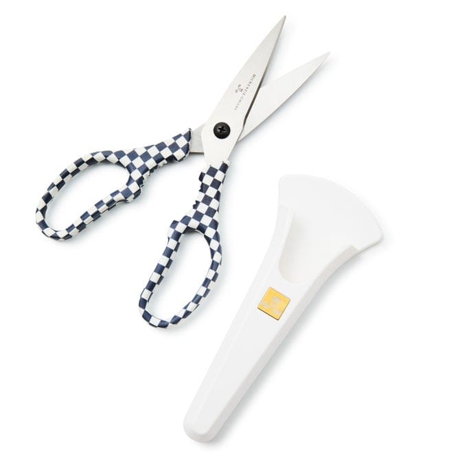 MacKenzie-Childs Kitchen Black & White Check Kitchen Shears
