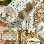 MacKenzie-Childs Kitchen Tools & Accessories Mocha Check Ladle