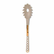 MacKenzie-Childs Kitchen Tools & Accessories Mocha Check Pasta Spoon