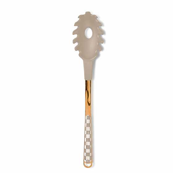 MacKenzie-Childs Kitchen Tools & Accessories Mocha Check Pasta Spoon